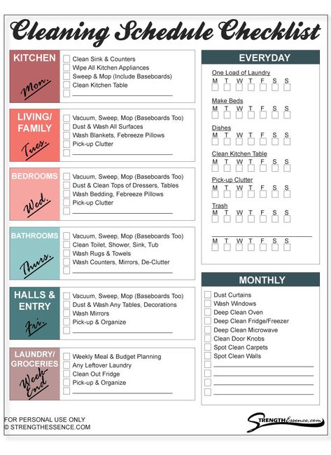 FREE Printable Easy Cleaning Schedule! Keep your home clean and clutter-free with this super-simple to print and use cleaning schedule checklist! INSTANT DOWNLOAD! #cleaningschedule #cleaningchecklist #cleaningandorganizing #freeprintables Cleaning Schedule Printable Templates, Home Cleaning Schedule Printable, Cleaning Binder, Cleaning Schedule Checklist, House Cleaning Schedule, House Management, Easy Cleaning Schedule, Household Cleaning Schedule, Parent Hacks