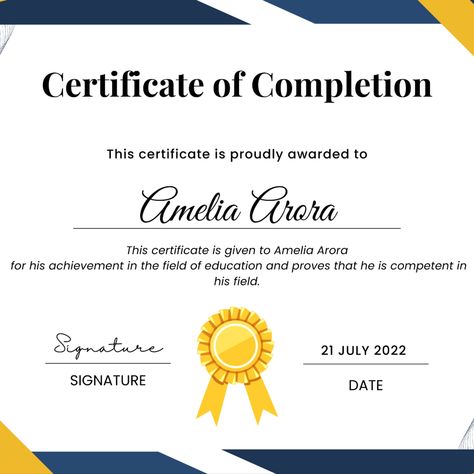 Are you planning to conduct some kind of event, training, competition soon? If so, you need to take care of certificates. Their design depends on what kind of event is going to be held. Here you’ll… Training Certificate, Editable Certificates, Certificate Design Template, Certificate Of Completion, Certificate Design, Certificate Templates, Canva Template, Take Care, Train