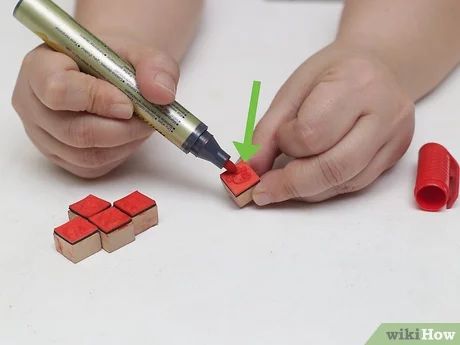 How to Ink Stamps with Markers: 11 Steps (with Pictures) - wikiHow Fun Craft Hacks, Eraser Stamp, Foam Stamps, Letter Stamps, Stamp Pad, Crafts Hacks, Diy Crafts For Gifts, Ink Stamps, Unique Image