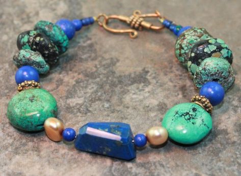 Boho Hippie Bracelet Rustic Boho Bracelet Rustic Lapis Turquoise Gem Bracelet Gift Bracelet Her Him They ChrisKaitlynJewelry #188 by ChrisKaitlynJewelry - Handmade Jewelry - Etsy Jewelry - Artisan Jewellery Hippie Bracelet, Turquoise Gem, Gift Bracelet, Hippie Bracelets, Gems Bracelet, Physical Pain, Pearl Cream, Rustic Boho, Boho Bracelet