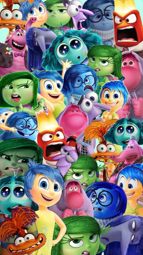 inside out 2 emotions #insideout #insideout2 #emotions #joy #anger #anxitey #disgust #sadness #fear #bingbong Joy Inside Out, Inside Out Emotions, Bing Bong, Inside Out 2, Disney Wallpaper, Disney Pixar, Anger, Inside Out, Disney