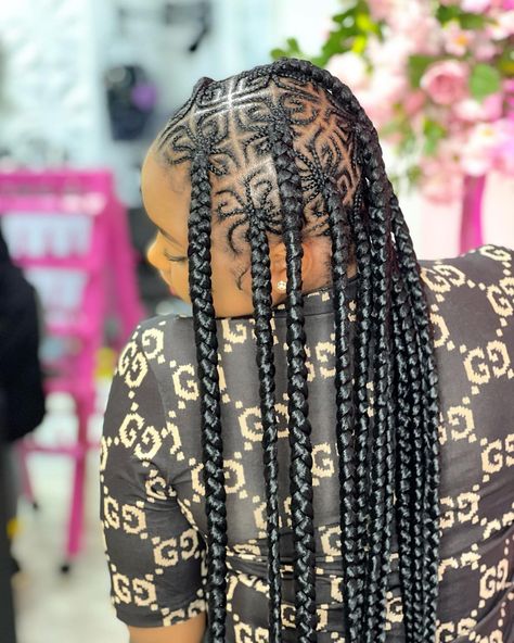 Braiding Designs For Black Women, Cornrow Designs For Women Natural Hair, Butterfly Knotless, Hairstyle 2022, Plait Styles, Latest Braided Hairstyles, Latest Hair Braids, Cornrows Styles, Hair 101