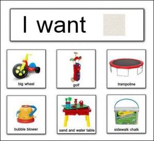 I want : outside activities www.speechbuddy.com Pecs Board, Pecs Communication, Picture Exchange Communication System, Pecs Pictures, Communication Book, Choice Board, Communication Board, Social Communication, Speech Language Therapy