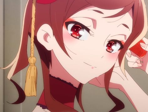 Yugiri,also known as the "number five" member of the idol group "Franchouchou" (Zombieland Saga). Yugiri Zombieland Saga, Zombieland Saga, Zombie Land Saga, Zombie Land, Number Five, The Idol, Anime Pfp, Anime Images, Zombie