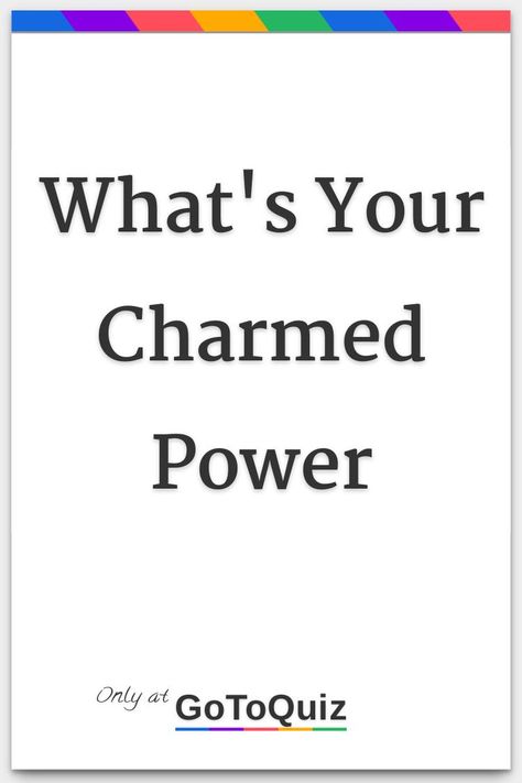 " What's Your Charmed Power" My result: Telekinesis Telekinesis Power, Charmed Aesthetic, Celestial Powers, I Am Okay, 2 Brothers, Things To Do With Boys, Astral Projection, Only Child, Would You Rather