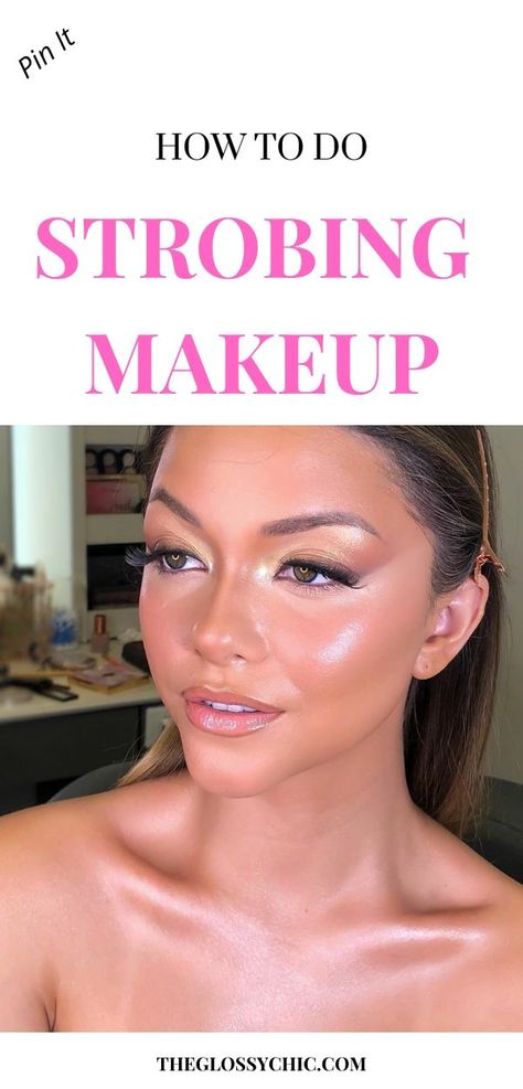 Natural Dewy Makeup, Strobing Makeup, Applying Highlighter, New Makeup Trends, Dewy Makeup Look, Mattifying Primer, Dewy Makeup, Pinterest Makeup, How To Apply Foundation