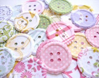 Aesthetic Buttons, Button Aesthetic, Twee Aesthetic, Pretty Buttons, Pastel Cupcakes, Cute Buttons, Zooey Deschanel, Button Art, Vintage Marketplace