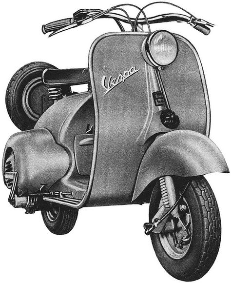 Simson Moped, Vespa Illustration, Vespa Motorcycle, Italian Scooter, Motos Vintage, Vintage Vespa, Motorcycle Drawing, Realistic Pencil Drawings, Vespa Scooter