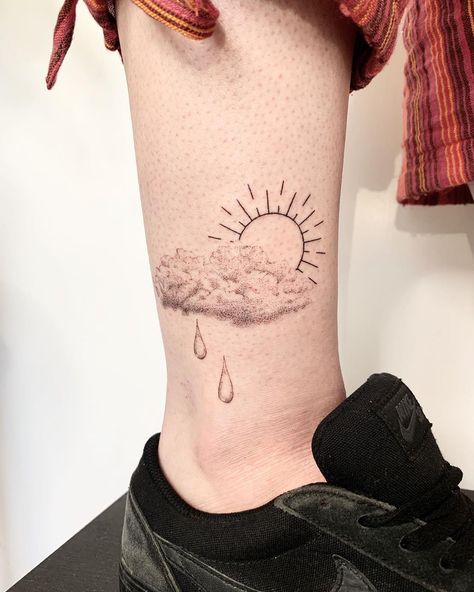 Rain Tattoo, Cloud Tattoo, Sun Tattoo, Maple Leaf Tattoo, Thank You So Much, Geometric Tattoo, Tatting, Georgia, Thank You