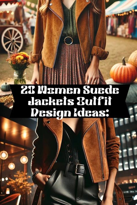 20 Women Suede Jackets Outfit Design Ideas: A Chic and Timeless Guide Tan Suede Jacket Outfit, Jacket Ideas For Women, Outfit Design Ideas, Jackets Outfit, Suede Jacket Outfit, Tan Suede Jacket, Suede Jacket Women, Suede Trench Coat, Jacket Ideas