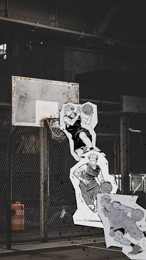 Jujutsu Kaisen Basketball, Aesthetic Jjk Wallpaper Iphone, Yuji Basketball, Aesthetic Manga Wallpaper Iphone, Clean Anime Wallpaper, Wallpaper Basketball Aesthetic, Jjk Wallpaper Aesthetic Dark, Wallpaper Aesthetic Basketball, Aesthetic Wallpaper Jujutsu Kaisen