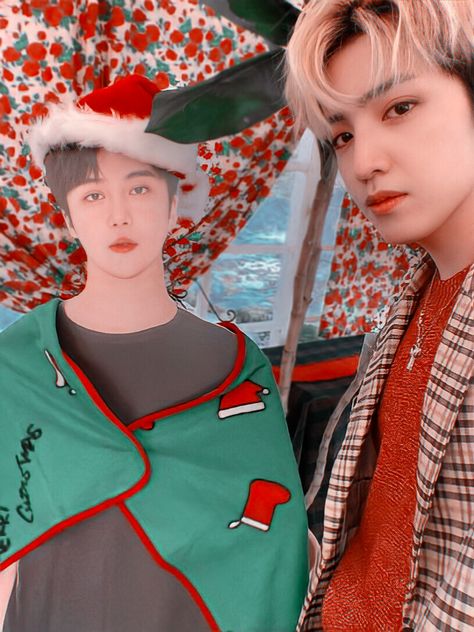 #pentagon #christmas #woojo #wooseok #jinho #selca #aesthetic Pentagon Christmas, Christmas Pfp, Snow White, Disney Princess, Disney Characters, Disney, Christmas