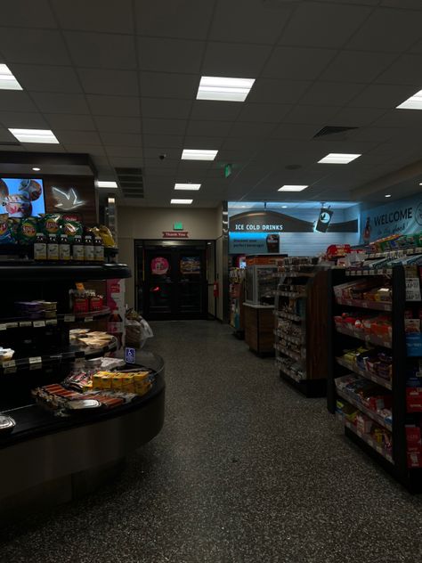 Wawa Aesthetic, Aesthetic Mall Background, Convenience Store Aesthetic Night, Convience Store Aesthetic Night, Liminal Supermarket, Abandoned Mall Aesthetic, Preppy Backgrounds, Tiktok Photo, Thumbnail Photo