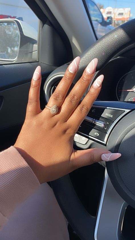 Shirt Oval Nails, Almond Oval Nails, Oval Shape Nails, White Oval Nails, Long Oval Nails, Cute Nail Colors, Shape Nails, Work Nails, Oval Nails