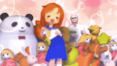 Cute Gifs, Animecore Webcore, Moe Anime, When They Cry, Paper Mario, Kawaii Core, Banner Gif, Header Banner, Aesthetic Gif