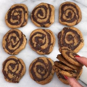 #GlutenFree BROWNIE SWIRL COOKIES I Gluten Free Follow Me Brookie Brownie Cookie Swirls, Brownie Swirl Cookies, Brownies And Cookies, Gluten Free Brownie, Swirl Cookies, Chocolate Chip Brownies, Homemade Recipes Dessert, Gluten Free Chocolate Chip, Buy Cookies