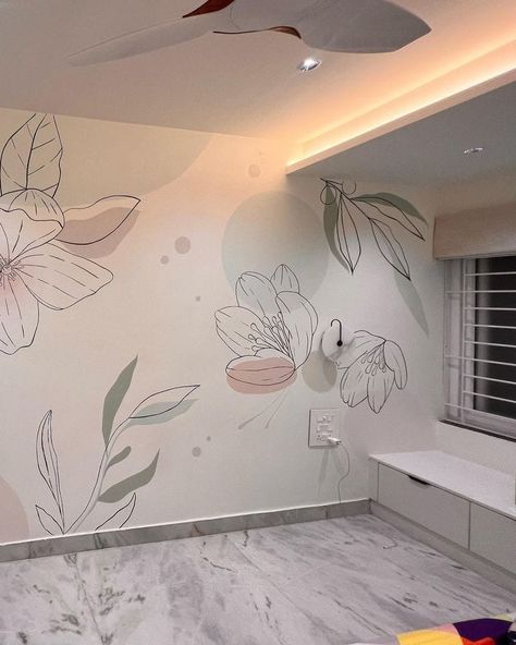 Pastel Murals, Ideas For Boutique, Pastel Mural, Instagram Mural, Small Room Makeover, Creative Wall Painting, Luxe Bedroom, Diy Wall Painting, Murals For Kids