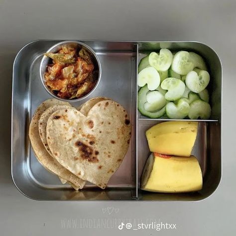 Okra Masala, Tiffin Ideas, Lunch Recipes Indian, Stainless Steel Bento Box, Tiffin Recipe, School Lunch Recipes, Box Recipes, Picky Toddler, Kids Lunch Recipes