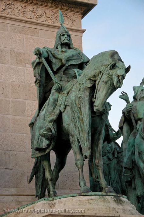 Part II. Attila the Hun (c.403? - 453 AD) He was brought up as a barbarian hostage at the court of the emperor Honorius. Attila knew the Roman world. On several occasions he assaulted the Roman Empire. In 451, Flavius Aetius defeated Attila and the Huns at the   Battle of Chalons. In 453 Attila died from a burst blood vessel; the Hun Empire collapsed. Atila The Hun, The Huns, Hungary History, Attila The Hun, Interactive Multimedia, Empire Romain, The Roman Empire, Watch Ad, Roman History