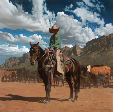 Mark Maggiori, Cowboy Artwork, Cowboy Pictures, Western Artwork, Western Paintings, West Art, Cowboy Art, Southwest Art, Equine Art