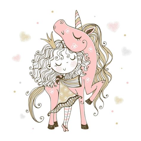 Fairies Flying, Unicorn Hat, Art Steampunk, Unicorn Wall Art, Its A Girl Balloons, Unicorn Illustration, Girl Elf, Art Mignon, Dancing Cat