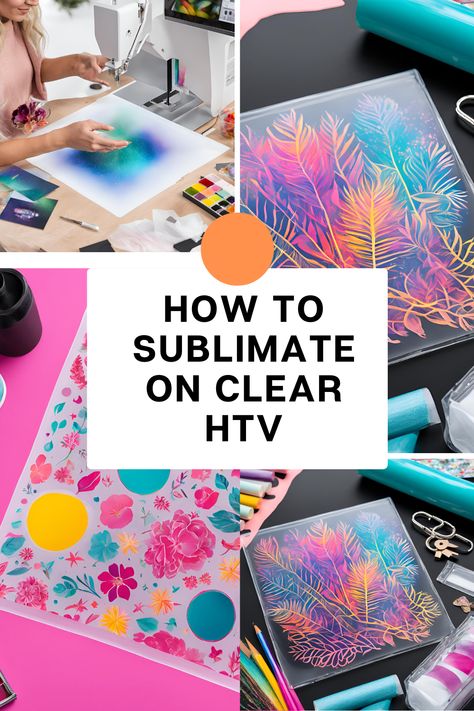 "Learn how to sublimate on clear HTV with our step-by-step guide! 🖨️✨ Perfect for creating vibrant designs on various fabrics. #Sublimation #ClearHTV #DIYPrinting #CraftingGuide #CustomDesigns #HeatTransferVinyl" How To Sublimate On Htv, How To Sublimate On Vinyl, Sublimation On Htv, How To Create Sublimation Designs In Procreate, How To Sublimate, Unique Sublimation Ideas, How To Make Sublimation Designs, Things To Sublimate On, Sublimation Tips And Tricks