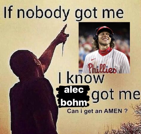 Philadelphia Phillies Ring The Bell Sign, Bryson Stott, Phillie Phanatic, Phillies Dancing On My Own, Alec Bohm, Nick Castellanos, Phillies Memes Funny, Philadelphia Phillies Baseball, Baseball Memes