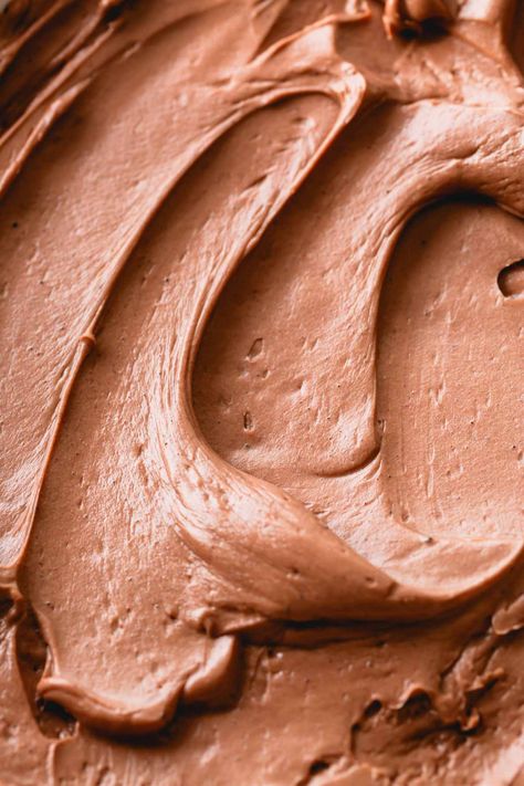 Chocolate Russian Buttercream Chocolate Russian Buttercream Recipe, Chocolate Russian Buttercream, Frosting Recipes Chocolate, Russian Buttercream Recipe, Chocolate Italian Meringue Buttercream, Russian Buttercream, German Buttercream, Russian Chocolate, Compound Butter Recipe