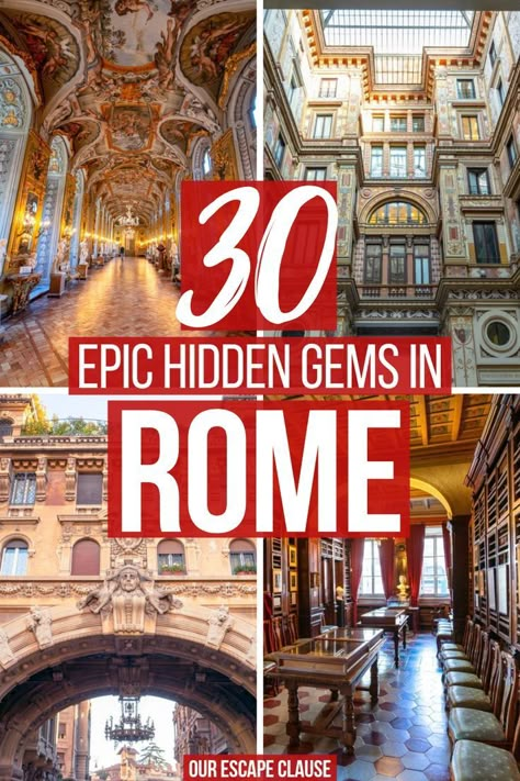 Rome Unusual Things To Do, Rome Italy What To Do, What To Do In Rome In 3 Days, Rome Bucket List Things To Do, Best Things To Do In Rome Italy, Must See Rome Italy, Rome Things To See, 48 Hours In Rome, Top Things To Do In Rome Italy