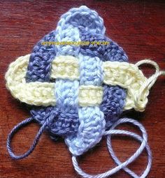 Celtic Knots on Pinterest Picot Crochet, Mom Blanket, Crochet Coasters Free Pattern, Poncho Crochet, Crochet Granny Square, Stitch Crochet, Crochet Motifs, Granny Square Crochet Pattern, Crochet Stitches Patterns