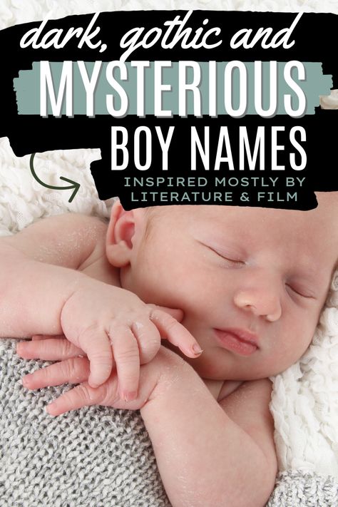 Dark Boy Names With Meaning, Rare Beautiful Names Unique Boy, Dark Male Character Names, Dark Baby Names, Vampire Names For Boys, Dark Academia Boy Names, Celestial Boy Names, Bad Boy Names For Characters, Mythology Names Male