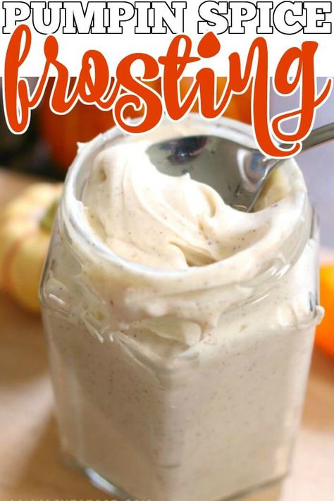 Pumpkin Frosting, Pumpkin Spice Cream Cheese, Spice Frosting, Pumpkin Spice Cream, Diy Easy Recipes, Cream Cheese Frosting Recipe, Dessert Aux Fruits, Desserts Vegan, Oreo Dessert