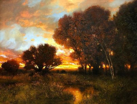 William Penniman Storck (@wpstorck) • Fotos e vídeos do Instagram Luminism Painting, Luminism Art, Tonalism Art, Harmonious Art, Moody Paintings, Tonalist Paintings, Cloud Paintings, Moody Painting, Evening Sunset