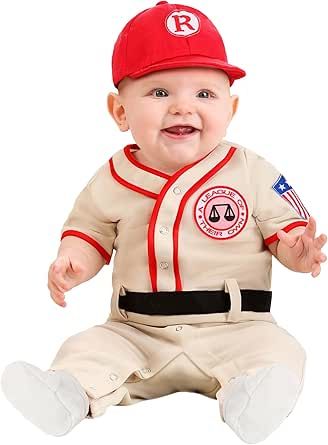 A League of Their Own Coach Jimmy Baby Costume Infant Baseball Player Costumes Baseball Player Costume, Baseball Costumes, Rockford Peaches, Teaching Babies, No Crying In Baseball, A League Of Their Own, League Of Their Own, Baby Costume, American Baby