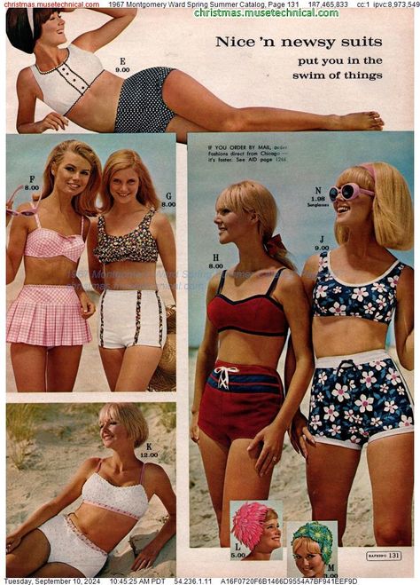 1970s Swimwear, 60s Swimwear, Swim Design, 70s Dolls, 1960s Summer, Vintage Edit, Swimwear Aesthetic, Sixties Style, 60s 70s Fashion