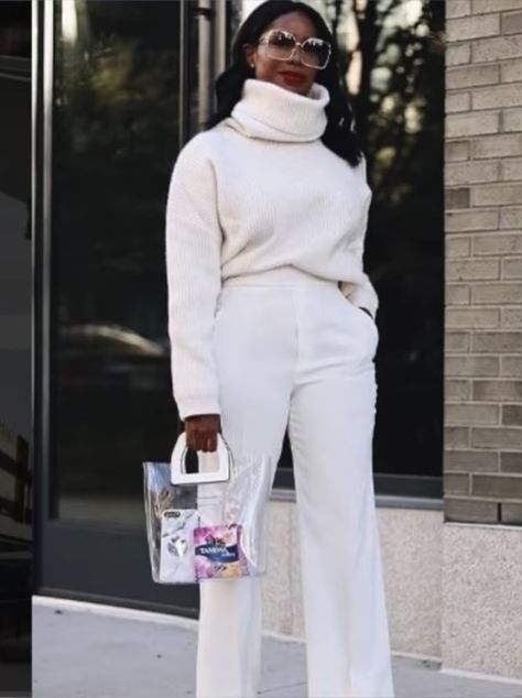 Brunch Outfit Black Woman, Engagement Brunch, Brunch Outfits Fall, Winter White Outfit, Outfit Brunch, Casual Brunch Outfit, Brunch Outfit Winter, Brunch Outfits, Style Muse