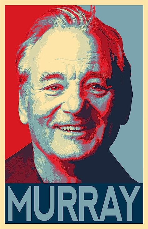 Amazon.com: Bill Murray Illustration #1 - Hollywood Comedian Icon Comedy Film Pop Art Poster Print (11x17 inches) : Office Products Bill Murray Art, Mad Men Don Draper, American Wallpaper, Rose Outline, Rick And Morty Poster, Film Blade Runner, Iconic Poster, Native American Images, Hope Poster