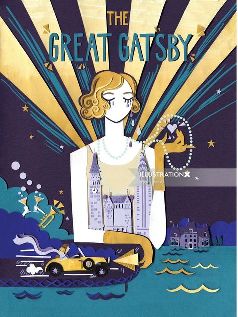 Great Gatsby Illustration, Great Gatsby Drawing, Gatsby Drawing, Gatsby Illustration, Gatsby And Daisy, Daisy Drawing, Book Cover Illustration, Cute Simple Wallpapers, Drawing Cartoon