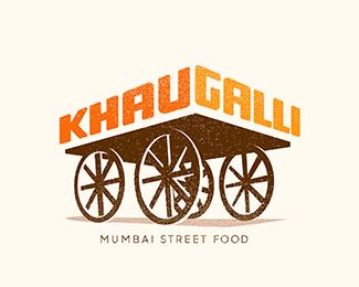 Khau Galli - Mumbai Street Food Brand Logos, Mumbai Street, Food Logo Design Inspiration, Mumbai Street Food, Funky Quotes, Ads Creative Advertising Ideas, Swag Quotes, Logo Samples, Food Logo Design