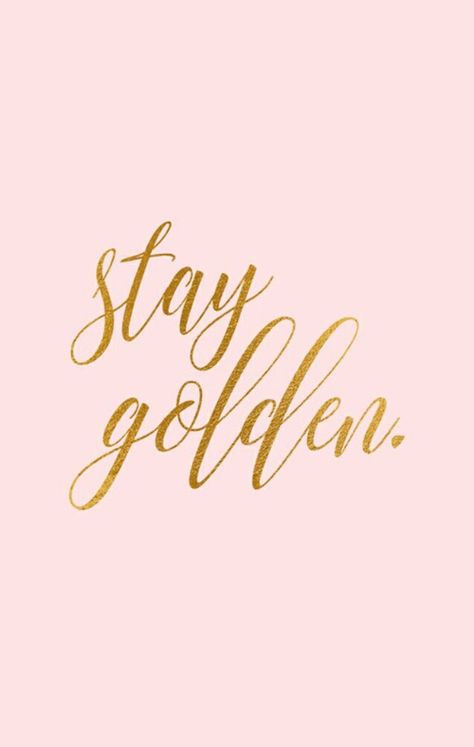 Imagem de gold, pink, and quote Gold Quotes, Golden Quotes, Stay Golden, Spray Tanning, Fashion Quotes, Wallpaper Quotes, Favorite Quotes, Wise Words, Quotes To Live By