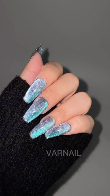 Eye Nail Art, Wow Nails, September Nails, Eye Nails, Her Nails, Cat Eye Nails, Nail Designs Glitter, Holographic Nails, Stiletto Nails