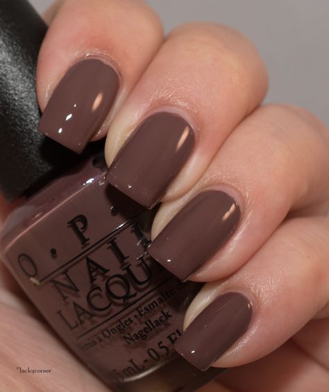 Opi New Colors, Dark Brown Opi Nail Polish, Best Opi Brown Colors, Dark Brown Nail Color, Moody Nail Colors, Espresso Nail Color, Dark Fall Nail Colors Gel, Fall Brown Nail Colors, Opi Brown Nail Polish