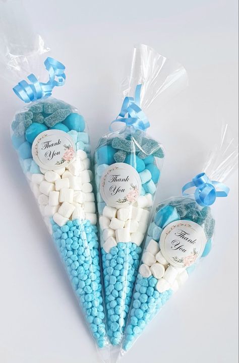 Diaper Bouquet Tutorial, Diy Baby Shower Ideas, Bow Tie Cookies, Baby Shower Ideas For Boys, Elephant Cakes, Sweet Cones, Baby Shower Decorations For Boys, Blue Baby Shower, Party Favours