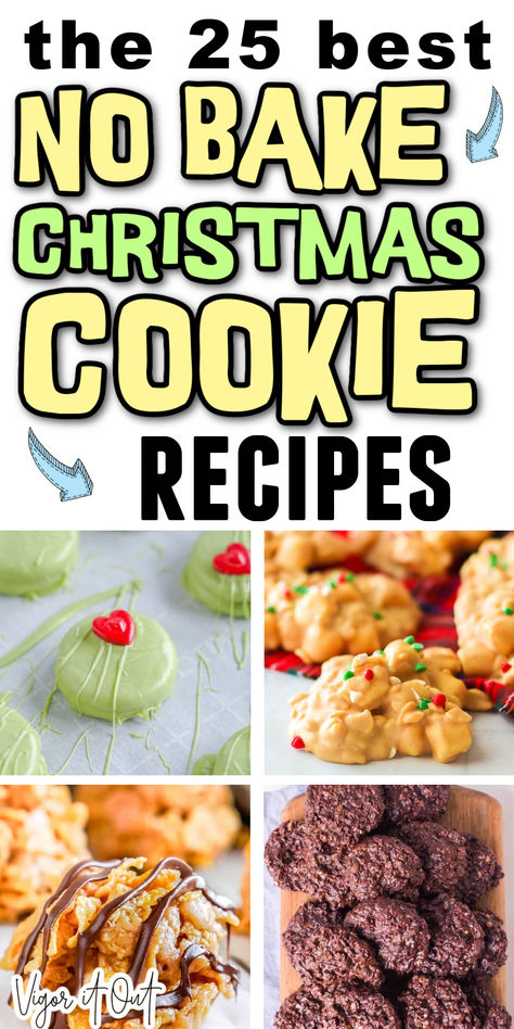 The 25 best no bake cookies for Christmas and winter holidays. Heck I enjoy these year round! Especially the gluten free healthy versions! These easy recipes are one of the best "baking ideas" to make with kids because they just set in the fridge to harden. Many recipes with oatmeal, oats, dipped in chocolate, and sugar free options. I love making no bake cookies for xmas. Super Easy Baked Goods, 60 Best Christmas Cookies, Chocolate Drop Cookies No Bake, Not Bake Cookies, Easy Things To Bake Christmas, Baking For The Holidays, Cookies Recipes For Christmas, Christmas Baking Cookies Holidays, Freezer Friendly Christmas Baking