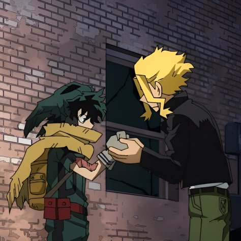 Mha All Might And Deku, All Might Cute, Dadmight And Deku, Izuku And All Might, All Might And Izuku, Deku Season 6, Midoriya And All Might, All Might Pfp, Pro Hero Deku