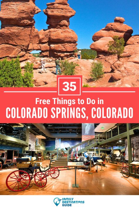 35 Free Things to Do in Colorado Springs, CO Colorado Springs Things To Do, Colorado Springs Vacation, Things To Do In Colorado, Road Trip To Colorado, Colorado Living, Moving To Colorado, Colorado Summer, Visit Colorado, Colorado Adventures