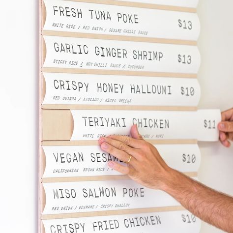 Paper Rollers and Pads | Wall-Mounted Paper Rolls & Dispensers – George and Willy Cafe Menu Boards, Menu Signage, Cafe Signage, Menu Board Design, George And Willy, Hanging Drying Rack, Menu Boards, Paper Dispenser, Letter Boards