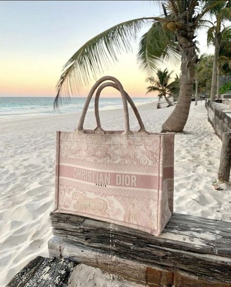 photo creds - unknown - comment or dm for credit ✧ ✧ Estilo Madison Beer, Christian Dior Bag, Luxury Bags Collection, Dior Book Tote, Girly Bags, Luxury Purses, Fancy Bags, Pink Tote, Pretty Bags