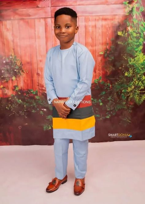 40 Adorable Native Styles for Kids You’ll Love on Your Child Empress Clothes, Male Wears, Baby African Clothes, Modern Kaftan, African Kids Clothes, Men African Fashion, Kids Kaftan, Styles For Kids, Kid Tablet