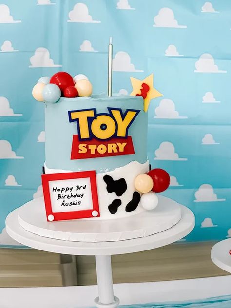 Toy Story Birthday Cake Topper, Happy Birthday Charm, Acrylic Happy Birthday Topper, Personalized Toy Story Charm, Boy Story Farm Garland, Toy Story Birthday Cake, Happy Birthday Topper, 2nd Birthday Party For Boys, Birthday Topper, 4th Birthday Cakes, Ocean Birthday, Toy Story Cakes, 3rd Birthday Cakes